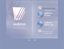 Tablet Screenshot of mediatron.com